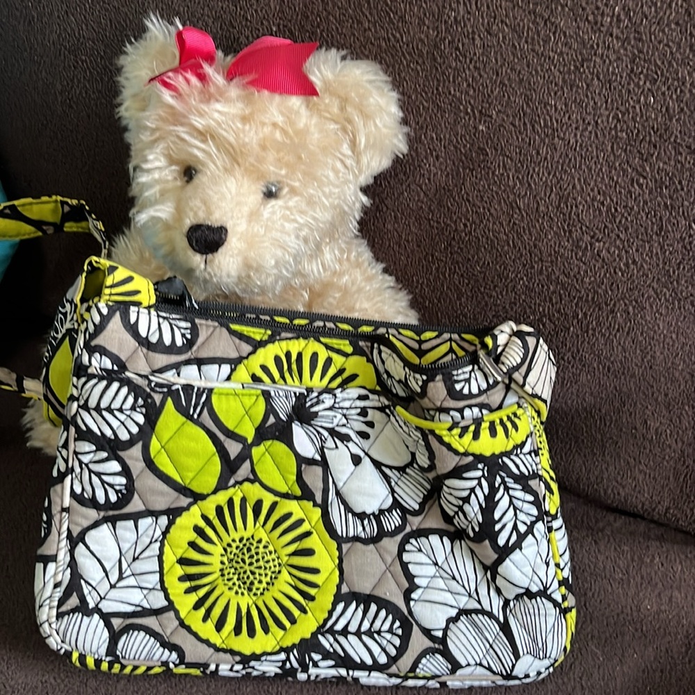 Crossbody “Citron” Vera Bradley Purse - retired pattern